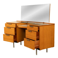 Mid Century Modern Birch Fineline Vanity Dresser Chest Set John Sylvia Reid 1961