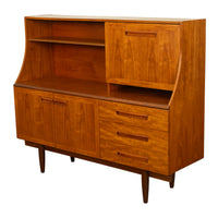Mid Century Modern Danish Style Teak Credenza Bar Sideboard Buffet G Plan 1960s