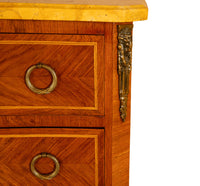 Pair Antique French Semainier Ormolu Marble Chests of Drawers by Kahn & Cie 1895