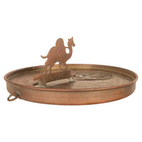 Antique Persian Islamic Arabic Brass Qibla Mecca Zodiac Compass Astrolabe 1880