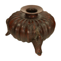 Ancient Pre-Columbian Colima Redware Ceramic Gourd Vessel Circa 100 BC Ex-Museum