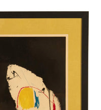 American Abstract Expressionist Color Pochoir "Capriccio" Signed Numbered 80/200 by Robert Motherwell,  1961