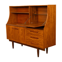 Mid Century Modern Danish Style Teak Credenza Bar Sideboard Buffet G Plan 1960s