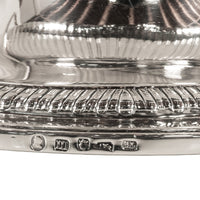 Antique George III Sterling Silver Soup Tureen Cover Benjamin Laver London 1787