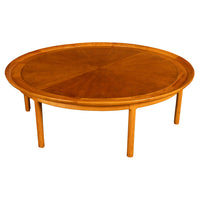 American Mid Century Modern 54" Circular Coffee Table by Tomlinson Sophisticate, 1959