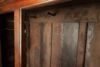Antique 18th Century Welsh Oak Press Livery Housekeepers Cupboard Cabinet 1750