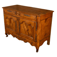 Antique 18th C French Provincial Louis XV Carved Walnut Sideboard Buffet 1780
