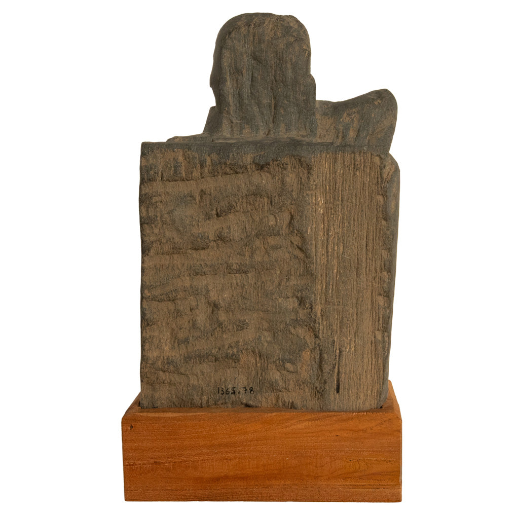 Ancient Gandhara Buddhist Carved Schist Statue of Atlas Kushan Empire 300 AD