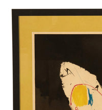 American Abstract Expressionist Color Pochoir "Capriccio" Signed Numbered 80/200 by Robert Motherwell,  1961