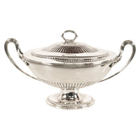 Antique George III Sterling Silver Soup Tureen Cover Benjamin Laver London 1787