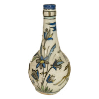 Antique 19th C Ottoman Persian Islamic Qajar Period Iznik Pottery Bottle Vase