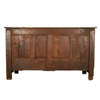 Monumental Antique Georgian Joined Oak Mule Dowry Chest Coffer Yorkshire 1720