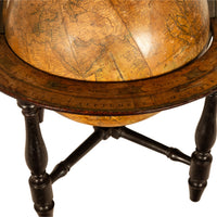 Antique Pair Georgian Terrestrial & Celestial Globes on Stands, signed  J. & W. Cary, 1802 and T. M. Bardin 1800