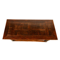 Antique 18th Century French Oak Country Parquetry Refectory Dining Table 1680