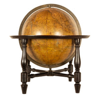 Antique Pair Georgian Terrestrial & Celestial Globes on Stands, signed  J. & W. Cary, 1802 and T. M. Bardin 1800