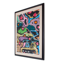 Original Abstract Expressionist Oil Painting Modern Art New York "Noah's Ark" by Jay Milder, 1989