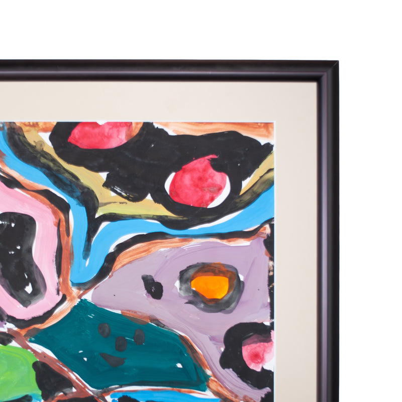 Original Abstract Expressionist Oil Painting Modern Art New York "Noah's Ark" by Jay Milder, 1989