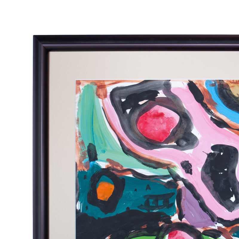 Original Abstract Expressionist Oil Painting Modern Art New York "Noah's Ark" by Jay Milder, 1989