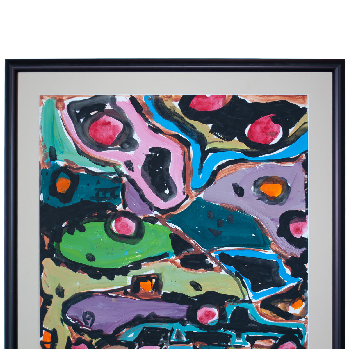 Original Abstract Expressionist Oil Painting Modern Art New York "Noah's Ark" by Jay Milder, 1989