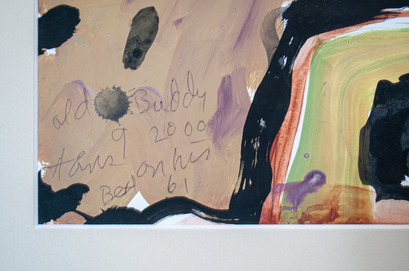 Original Abstract Expressionist Oil Painting Modern Art New York "Noah's Ark" by Jay Milder, 1989