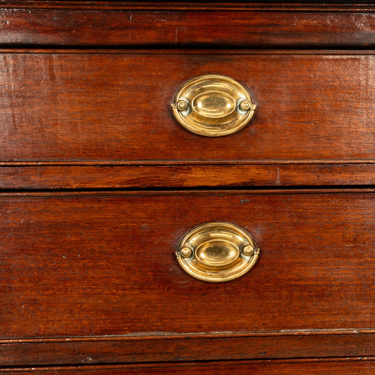 Antique 18th Century Georgian Mahogany Dresser Tall Chest of Six Drawers 1790