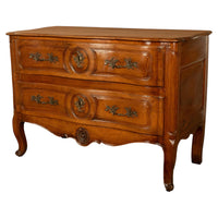 Antique 18th Century Louis XV French Provincial Rococo Cherry Commode Chest 1750