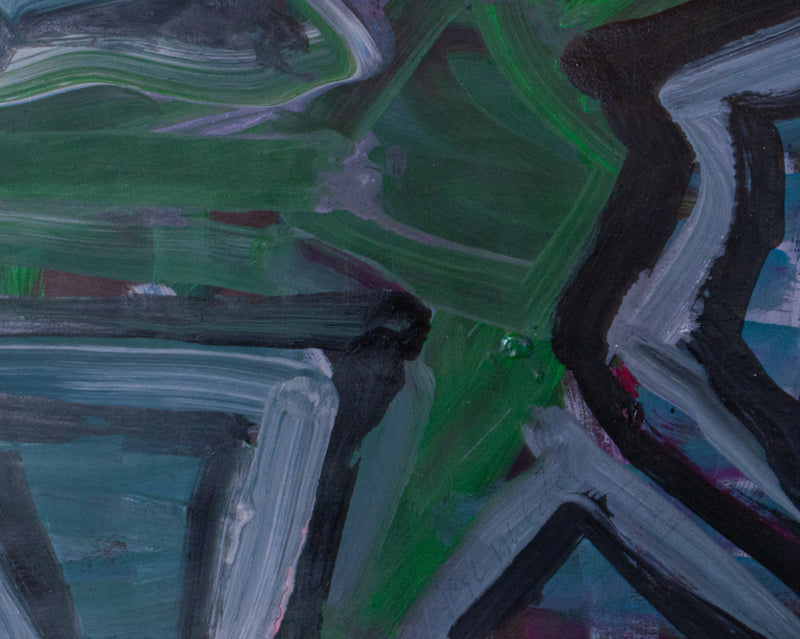 American Figurative Expressionist Abstract Oil Painting Modern Art New York by Jay Milder, 1996