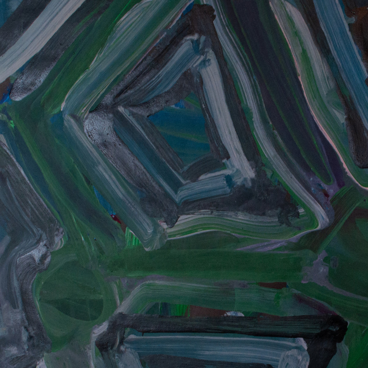 American Figurative Expressionist Abstract Oil Painting Modern Art New York by Jay Milder, 1996