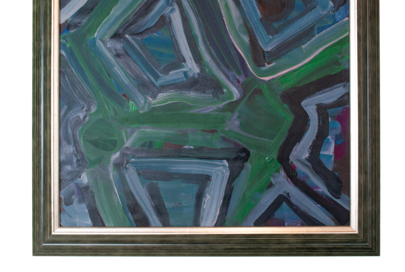 American Figurative Expressionist Abstract Oil Painting Modern Art New York by Jay Milder, 1996