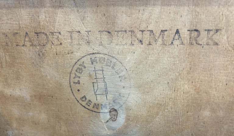 Mid Century Modern Danish Teak Logn John Credenza Sideboard by Lyby Mobler 1960s