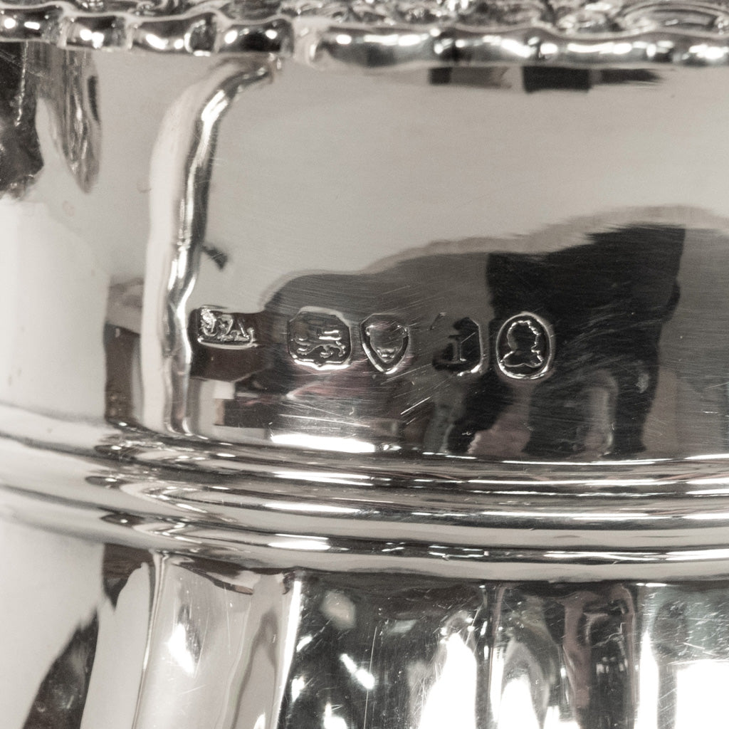 Antique Georgian Sterling Silver Coffee Pot Stand Joseph Angell Eley London 1824