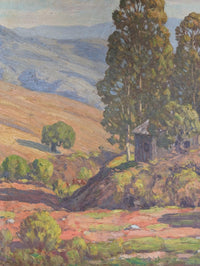 American Impressionist Oil on Canvas Painting "California Highlands" Los Angeles by Charles Smith, 1930