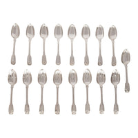 Antique Set Georgian Dining Sterling Silver Cutlery William Tuite Garrard Co London 110 pieces 1788