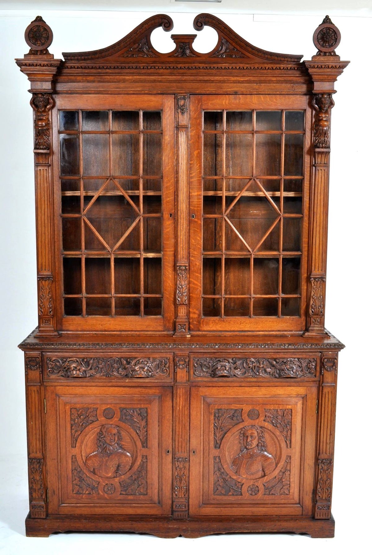 Fine Antique Bookcase, Circa 1860