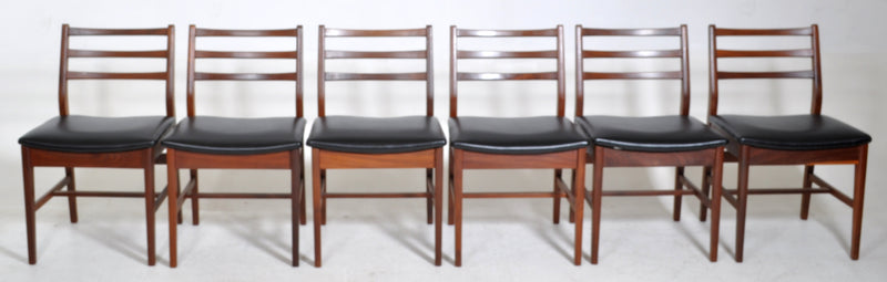 Mid-Century Modern Chairs in Walnut by G Plan Chairs (Set of 6)