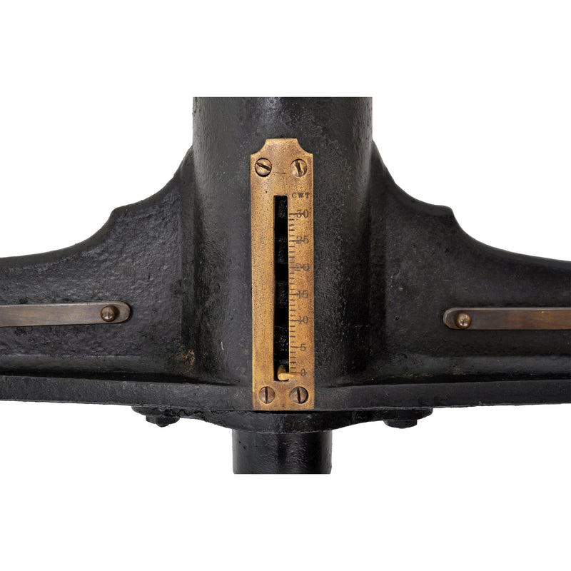 Antique English Cast Iron Cheese Press by Thomas Corbett of Shrewsbury, circa 1880