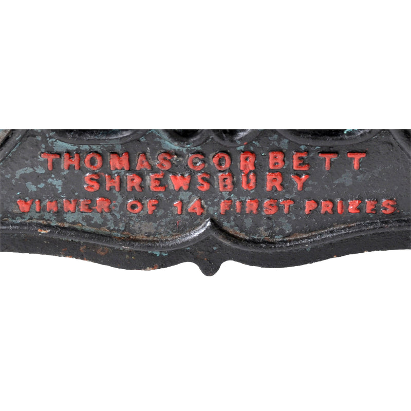 Antique English Cast Iron Cheese Press by Thomas Corbett of Shrewsbury, circa 1880