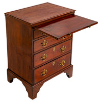 Antique Georgian Inlaid Mahogany Gentleman's Chest of Drawers Dresser, Circa 1750