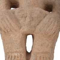 Pre Columbian Figure Volcanic Stone Trophy Head hunter Statue Costa Rica, 800 AD to 1100 AD