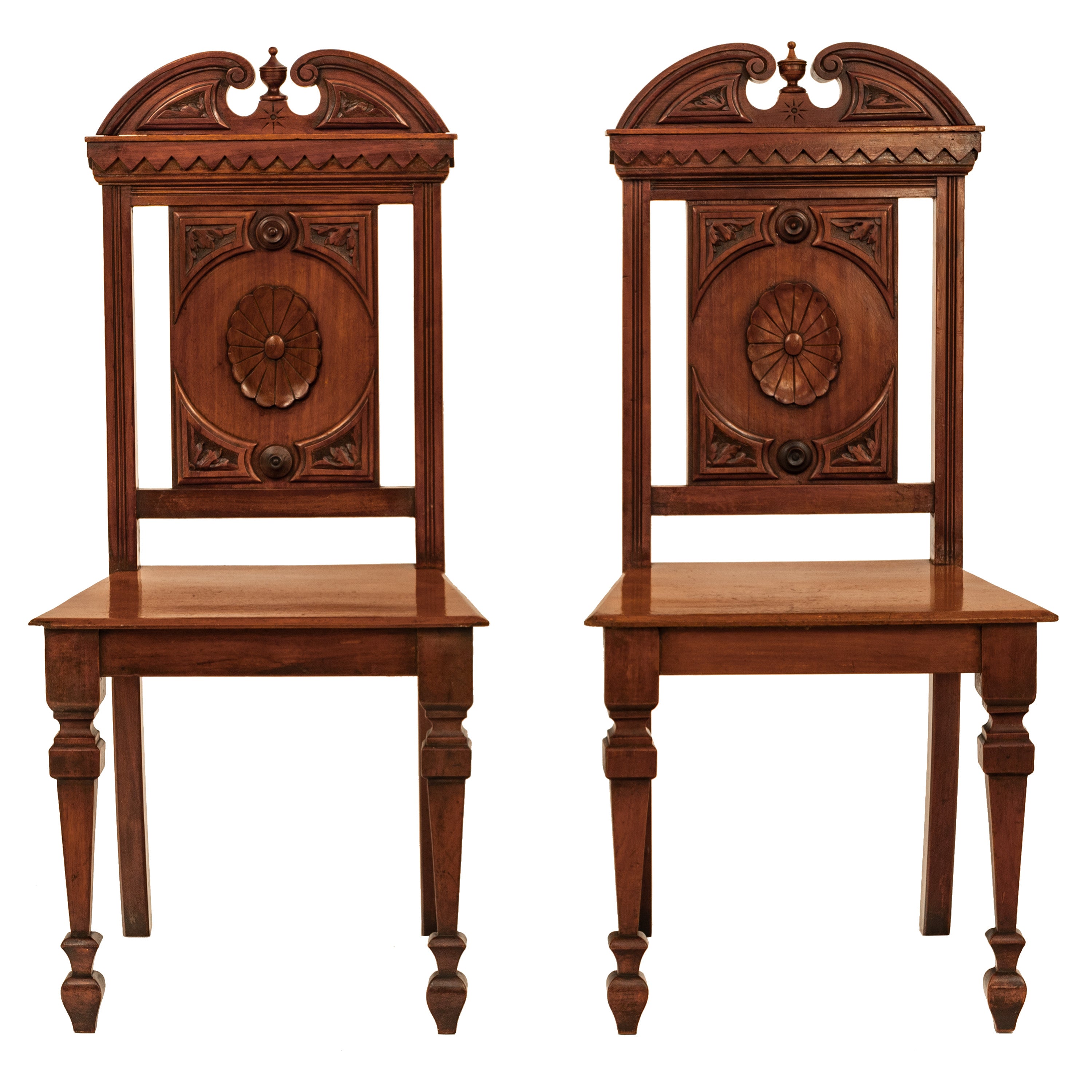 Antique 2024 hall chairs