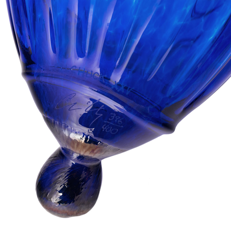 Dale Chihuly Skagit Blue Pilchuck Aerial Hand Blown Glass Sculpture Signed, 1996