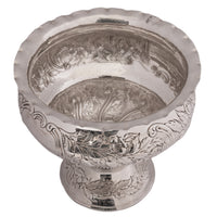 Irish Sterling Silver Repousse Engraved Bowl William Egan Cork Dublin, 1911