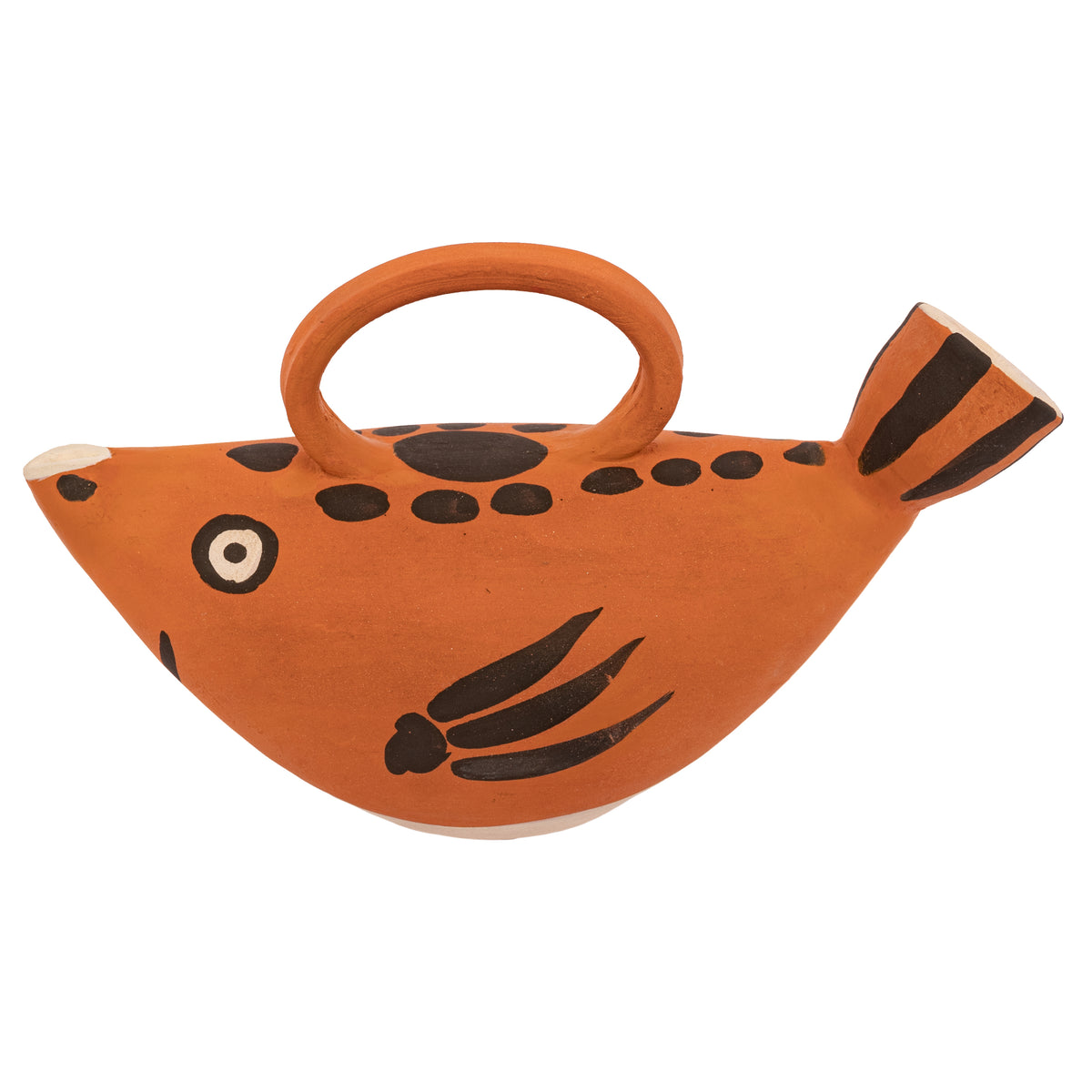 Pablo Picasso Terracotta Fish Pitcher Madoura Pottery Sujet Poisson France, 1952