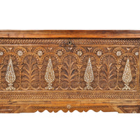Antique Inlaid Mother of Pearl Syrian Marriage Dowry Chest / Coffer / Trunk, circa 1880