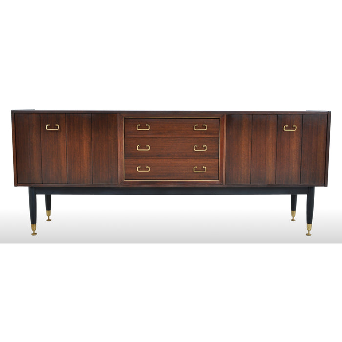 Mid-Century Modern Danish Style Walnut "Librenza" Credenza by G Plan, 1960s
