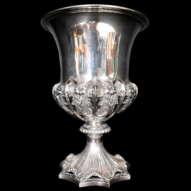 Fine & Rare Antique Sterling Silver William IV London Presentation Cup, 1831