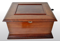 Antique 14" Disc Music Box in Mahogany Case by Criterion, Circa 1880
