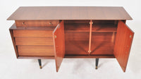 Mid-Century Modern Teak Credenza Sideboard by "Beautility," Circa 1960.