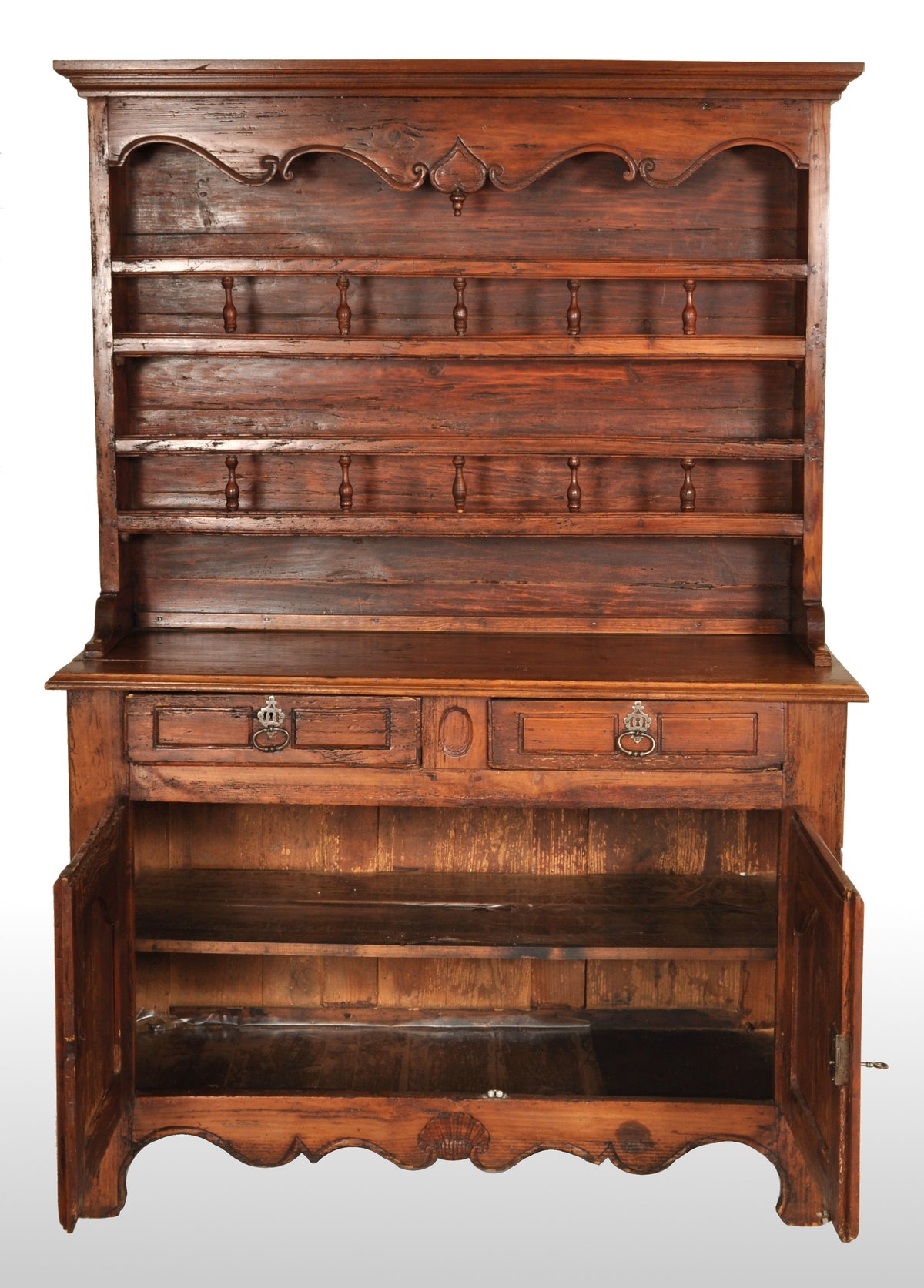 Antique 18th Century French Provincial Dresser / Buffet / Sideboard / Server / Vaisselier, circa 1750