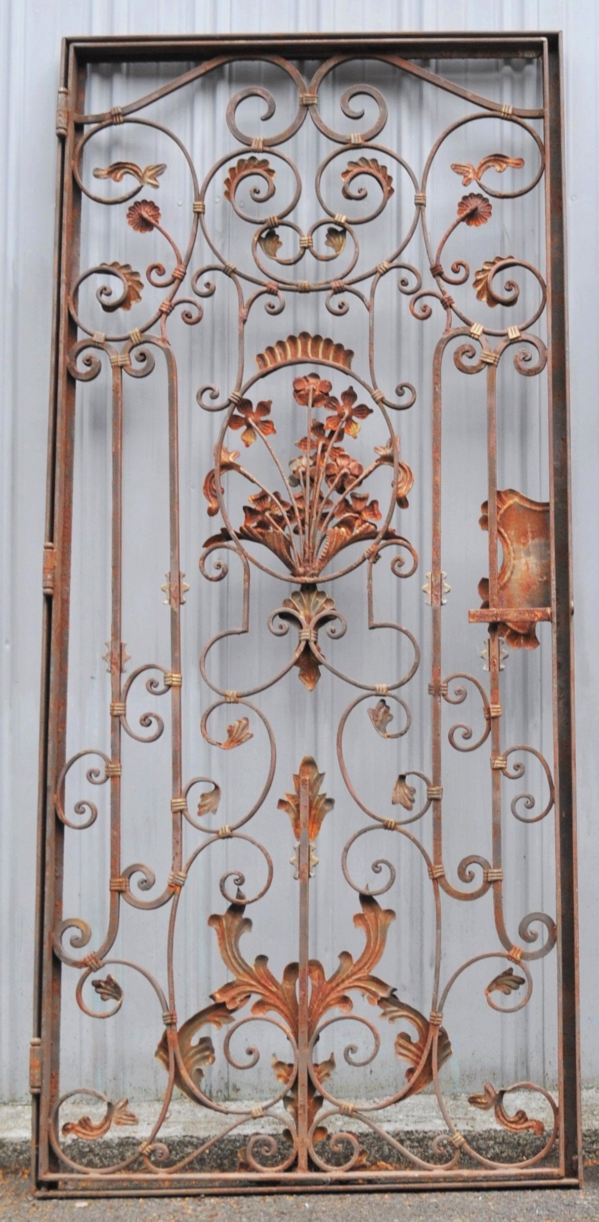 Antique Victorian Cast & Wrought Iron Gate